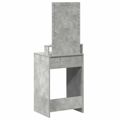 Тоалетка с чекмедже Сив 50 x 41 x 140 см Инженерно дърво