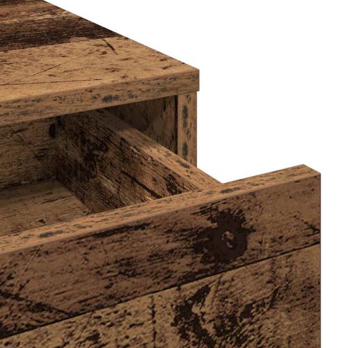 Тоалетка с чекмедже Кафяво 50 x 41 x 140 см Инженерно дърво