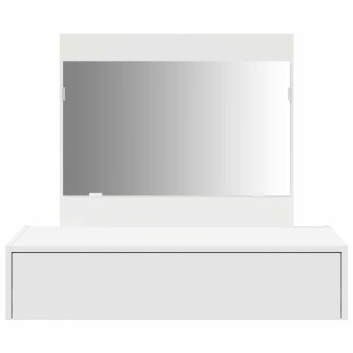 Тоалетка с чекмедже Бяло 83 x 40 x 70 см Инженерно дърво