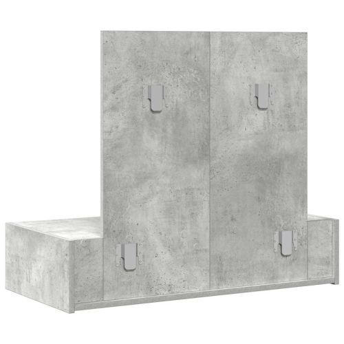 Тоалетка Сив 83 x 40 x 70 см Инженерна дървесина