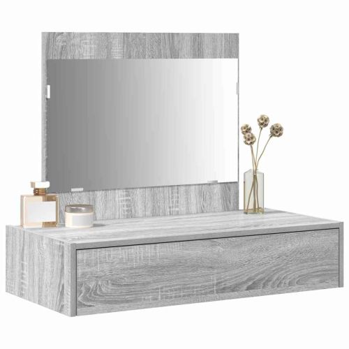 Тоалетка с чекмедже Сив 83 x 40 x 70 см Инженерно дърво