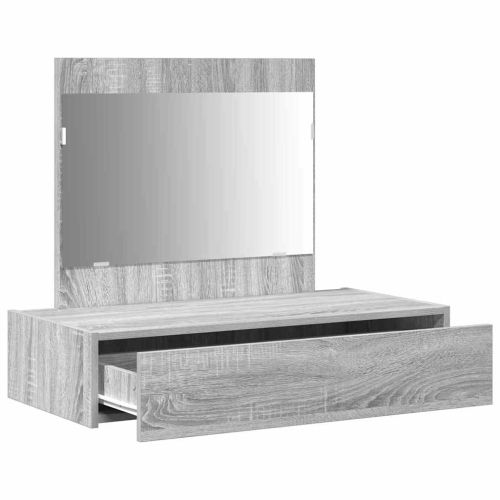 Тоалетка с чекмедже Сив 83 x 40 x 70 см Инженерно дърво
