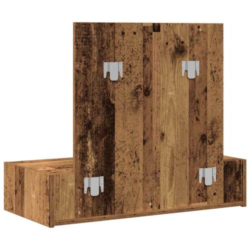 Тоалетка с чекмедже Кафяво 83 x 40 x 70 см Инженерно дърво