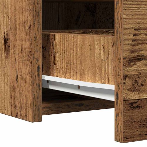 Тоалетка с чекмедже Кафяво 83 x 40 x 70 см Инженерно дърво