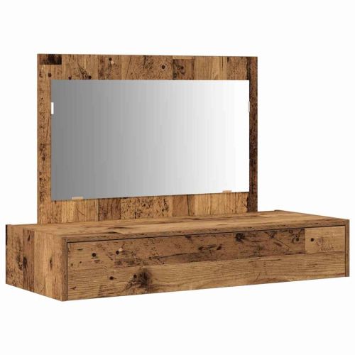 Тоалетка с чекмедже Кафяво 100 x 40 x 70 см Инженерно дърво