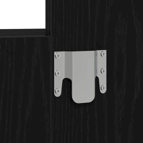 Тоалетка Черно 60 x 40 x 70 см Инженерна дървесина