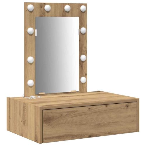 Тоалетка с чекмедже Кафяво 60 x 40 x 70 см Инженерно дърво