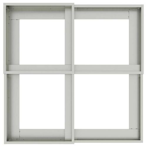 Градинска саксия Сребрист 80 x 80 x 60 см Поцинкована стомана