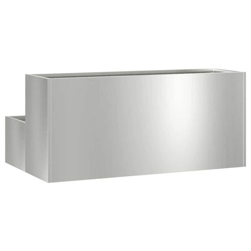 Градинска саксия Сребрист 100 x 60 x 45 см