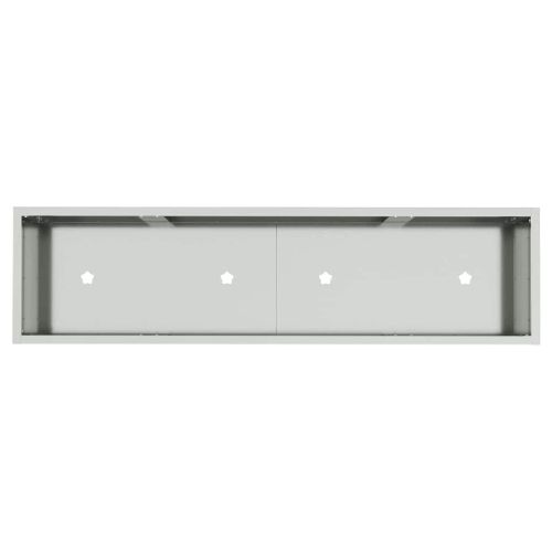 Повдигната градинска саксия Сребрист 100 x 26 x 82 см
