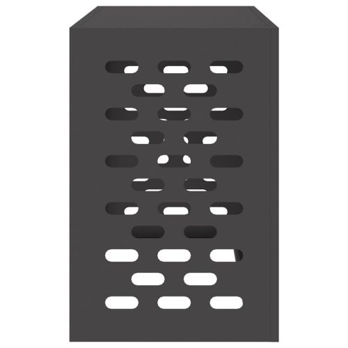 Покритие за климатик Черно 90 x 40 x 60 см Стомана