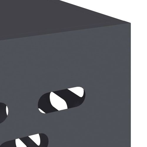 Покритие за климатик Антрацит 100 x 50 x 70 cm Стомана