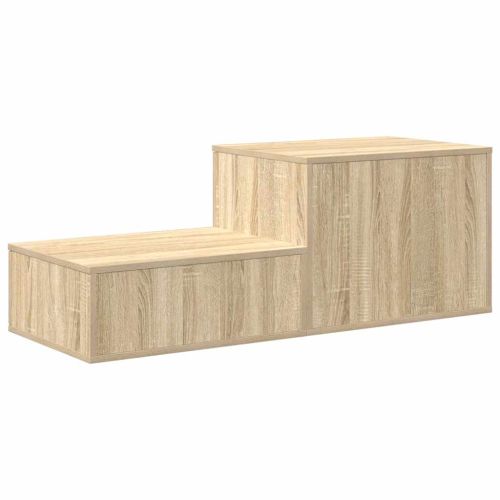 Шкаф за съхранение 2 pcs Сонома дъб 127 x 41 x 40 см