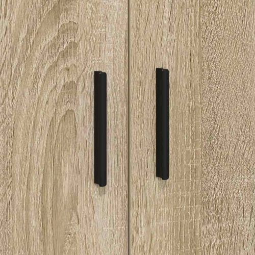 Шкаф за съхранение 2 pcs Сонома дъб 127 x 41 x 40 см