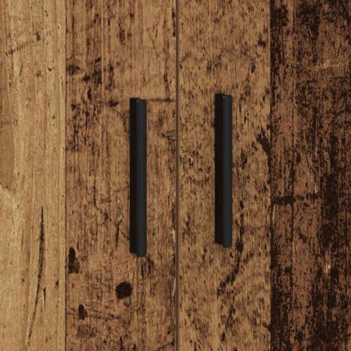 Шкаф за съхранение 2 pcs Старо дърво 127 x 41 x 40 см