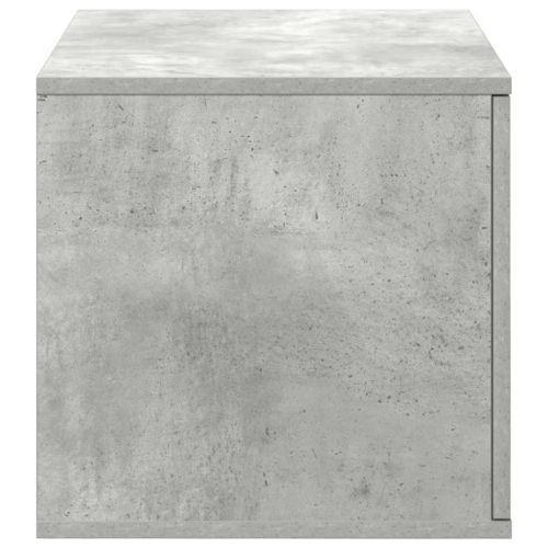 Шкаф за съхранение 2 pcs Циментено сиво 118 x 41 x 40 см