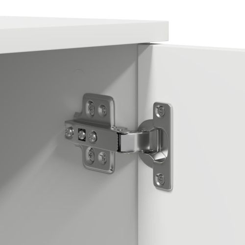 Шкаф за съхранение 2 pcs Бяло 108 x 41 x 40 см Инженерно дърво