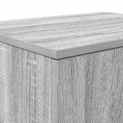 Шкаф за съхранение 2 pcs Сив Сонома 108 x 41 x 40 см