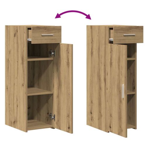 Служебен шкаф с чекмедже Дъб 30 х 42,5 х 93 см