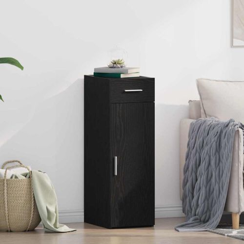 Служебен шкаф с чекмедже Черния дъб 30 х 42,5 х 93 см