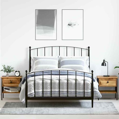 Нощно Шкафче с чекмедже 2 pcs Старо дърво 40 x 42 x 45 см