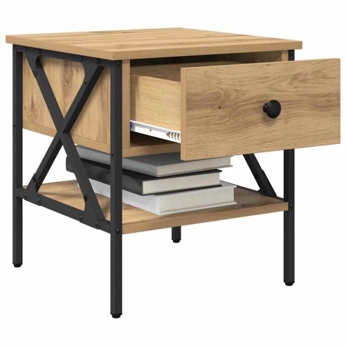 Нощно Шкафче с чекмедже 2 pcs дъб артизан 40 x 42 x 45 см