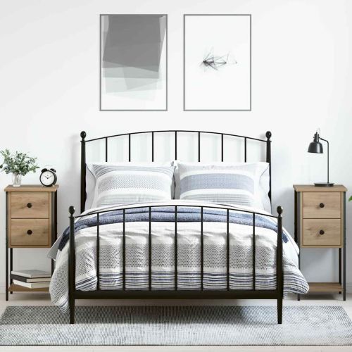 Нощен шкаф 2 pcs дъб артизан 32 x 42 x 70 см Инженерно дърво