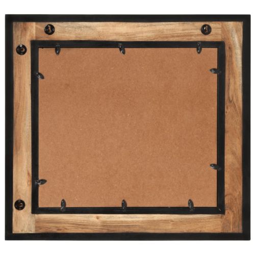 Огледало за баня 60x1x55 см масивна акация