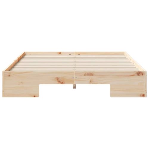 Рамка за легло Кафяво 140 x 190 cm