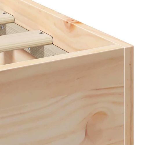 Рамка за легло Кафяво 100 x 200 cm