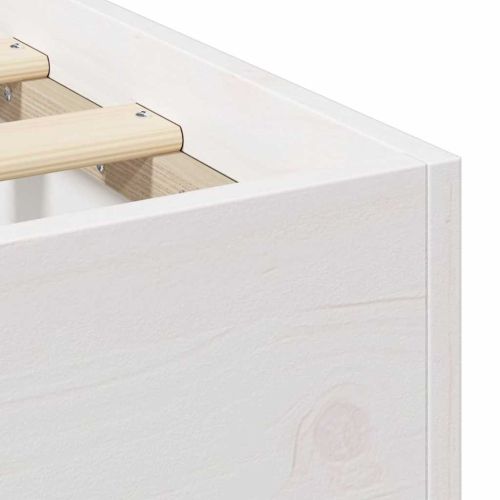 Рамка за легло Бяло 90 x 190 cm