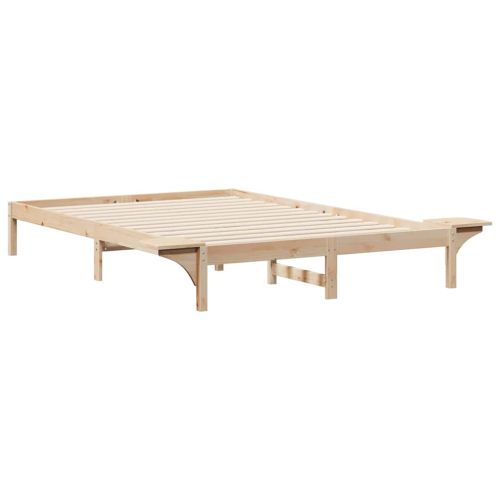 Легло с нощни шкафчета Естествен 140 x 210 cm