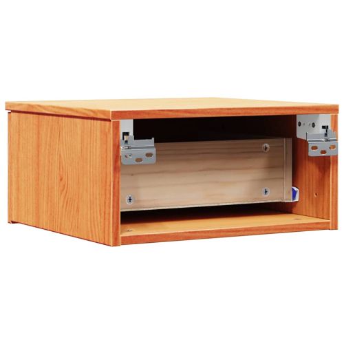 Нощно шкафче Кафяво с восъчно покритие 37 x 35 x 18,5 см