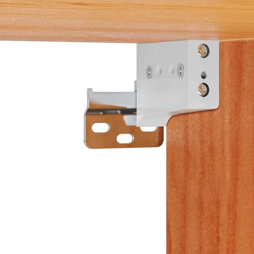 Нощно шкафче 2 pcs Кафяво с восъчно покритие 37 x 35 x 18,5 см
