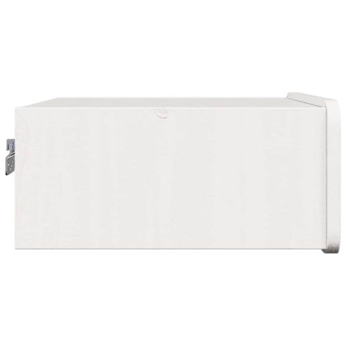 Нощно шкафче 2 pcs Бяло 39 x 34 x 16,5 см Борово дърво масив
