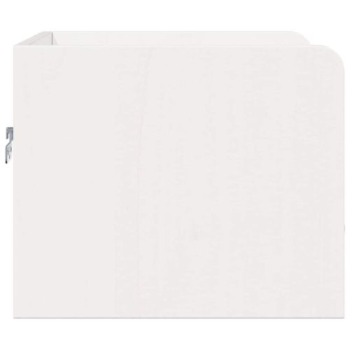 Нощно шкафче 2 pcs Бяло 38 x 36 x 29,5 см Борово дърво масив
