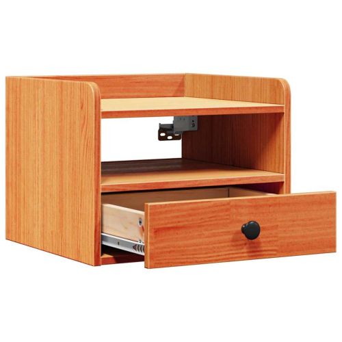 Нощно шкафче Кафяво с восъчно покритие 38 x 36 x 29,5 см