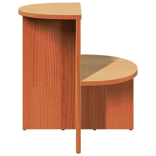 Масичка за кафе Кафяво с восъчно покритие 50 x 40 x 50 см