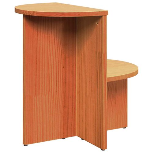 Масичка за кафе Кафяво с восъчно покритие 50 x 40 x 50 см