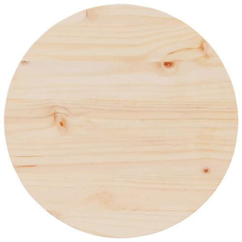 Масичка за кафе Естествен 50 x 50 x 35 cm Борово дърво масив