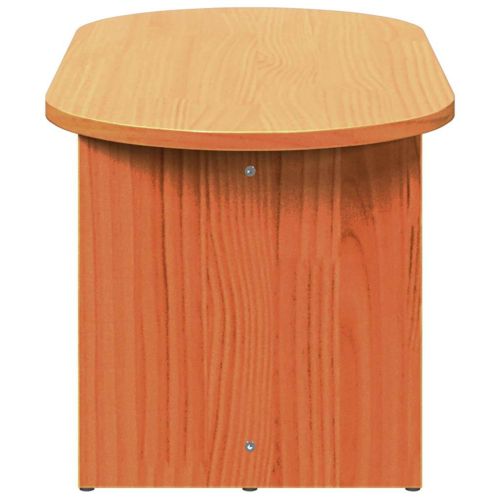 Масичка за кафе Кафяво с восъчно покритие 80 x 39,5 x 35 см