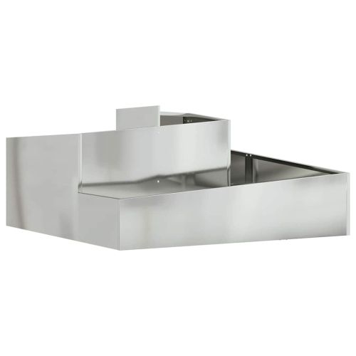 Градинска саксия Сребрист 100 x 100 x 50 cm