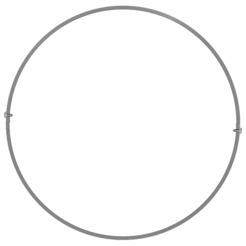 Пръстен за саксия Сребрист 30 x 30 x 20 cm