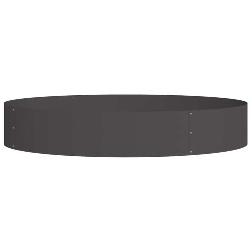 Пръстен за саксия Черно 120 x 120 x 20 см