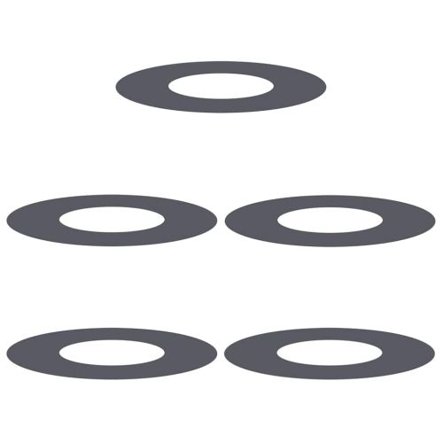 подходяща за плоски дървени халки 5 pcs Антрацит Ø30 / 60 см