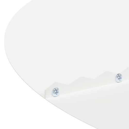 подходяща за плоски дървени халки 5 pcs Бяло Ø40 / 70 см Стомана