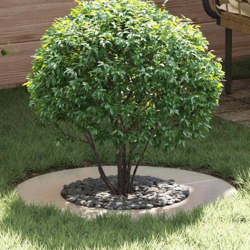 подходяща за плоски дървени халки Сребрист Ø40 / 70 см