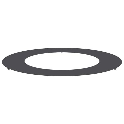 подходяща за плоски дървени халки Черно Ø50 / 80 см Стомана