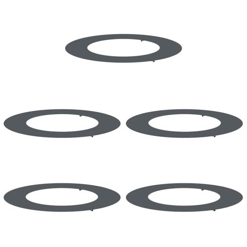 подходяща за плоски дървени халки 5 pcs Антрацит Ø50 / 80 см