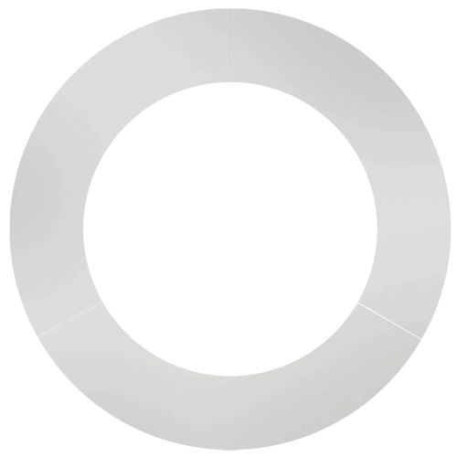 подходяща за плоски дървени халки Сребрист Ø60 / 90 см